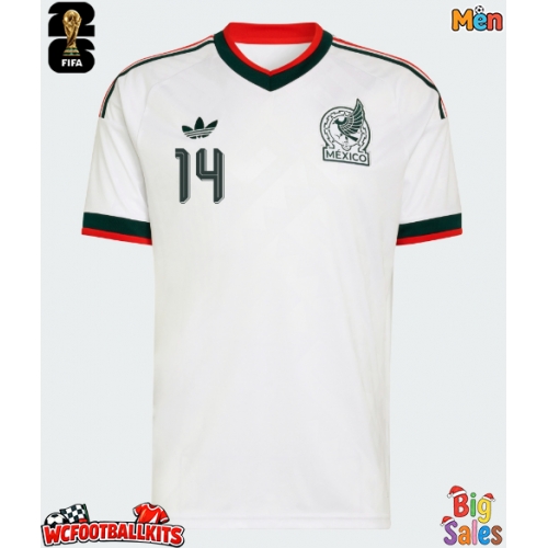 Mexico Armando Gonzalez #14 Replica Away Stadium Shirt World Cup 2026 Short Sleeve